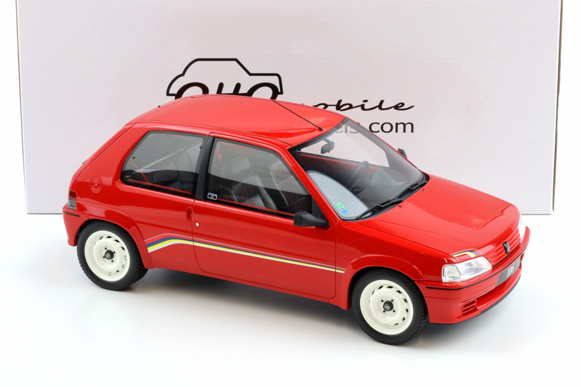 1:12 OTTO mobile G108 Peugeot 106 Phase 1 Rallye red 1993