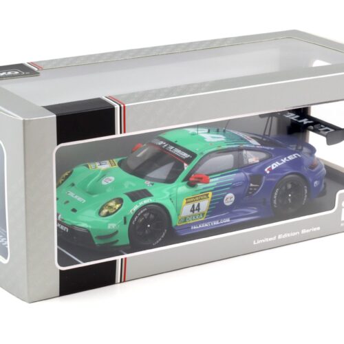 1:18 IXO Porsche 911 992 GT3 R 24h Nürburgring 2024 Falken #44 Eriksson/ Heinemann