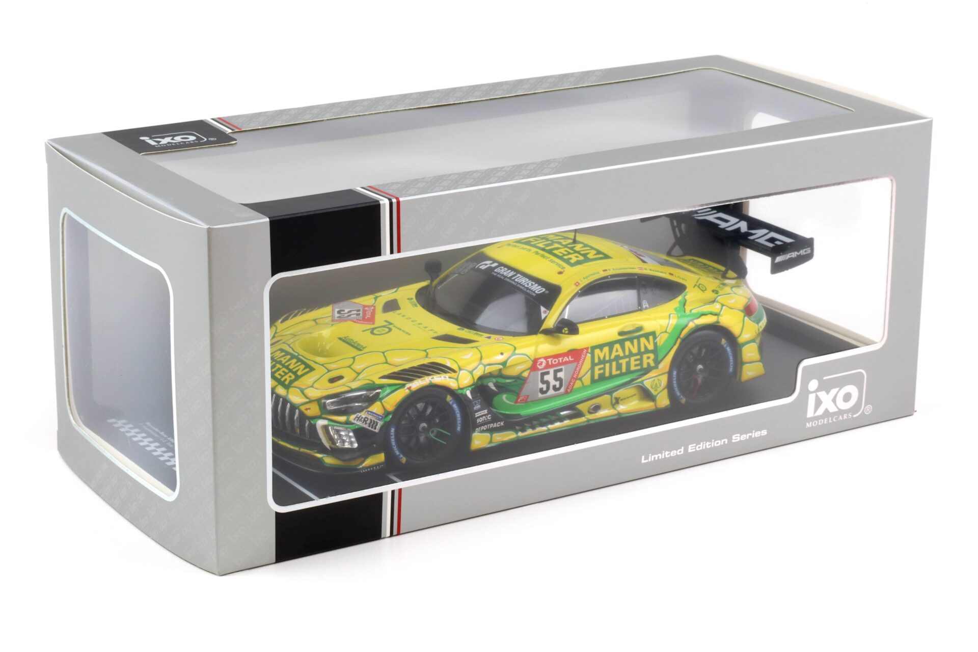 1:18 IXO Mercedes AMG GT3 Mamba 24h Nürburgring 2022 AMG Team Landgraf #55