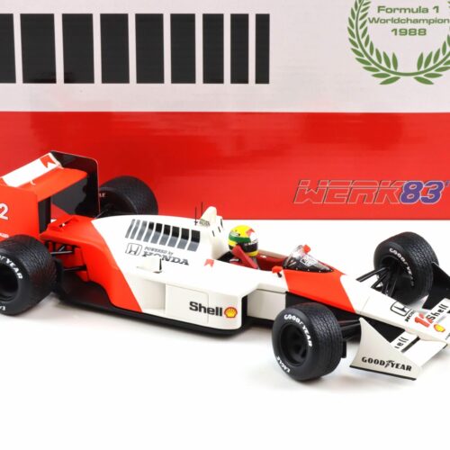 1:18 WERK83 McLaren MP4/4 Ayrton Senna #12 Winner British GP F1 World Champ 1988