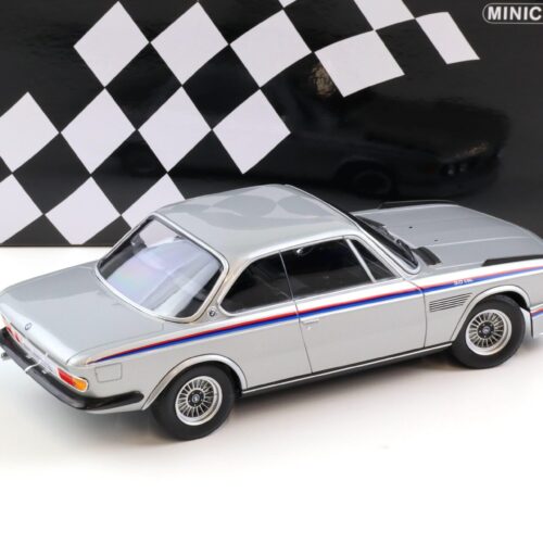 1:18 Minichamps BMW 3.0 CSL Coupe E9 silver metallic 1973