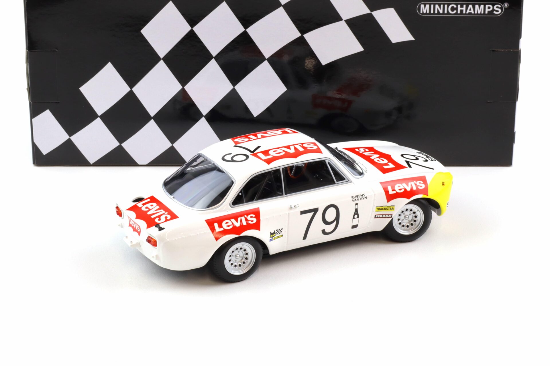 1:18 Minichamps Alfa Romeo 1300 GTA 24h SPA 1971 Rubens/ van Ryn #79