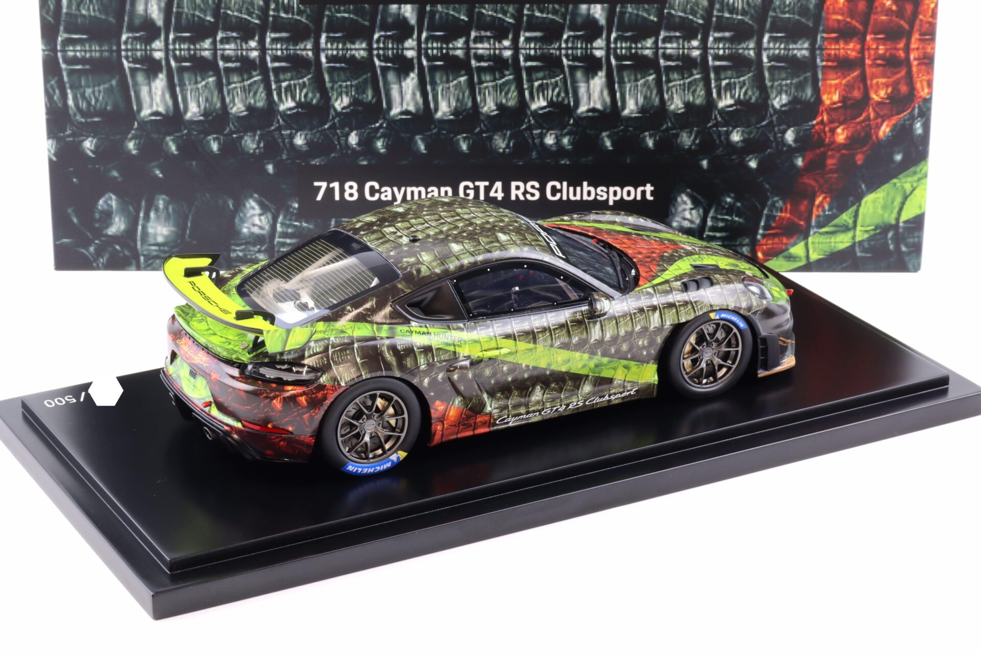 1:18 Spark Porsche 718 Cayman GT4 RS Clubsport (982) Hunter WAP DEALER