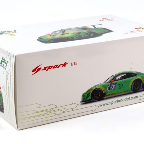 1:18 Spark Porsche 911 991 GT3 R Winner 24h Nürburgring 2018 Manthey #912