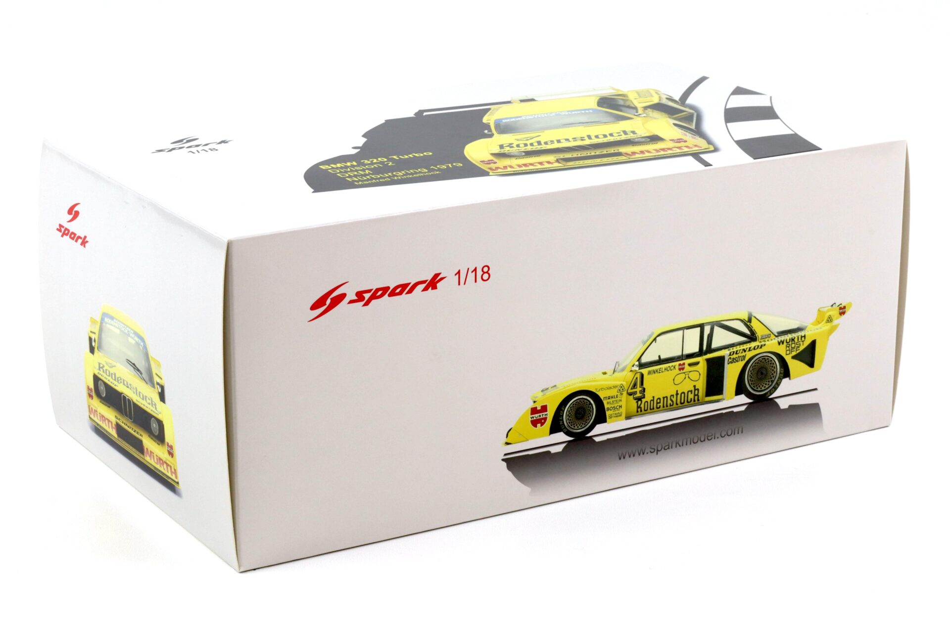 1:18 Spark BMW 320 Turbo Division 2 DRM Nürburgring 1979 M. Winkelhock #4