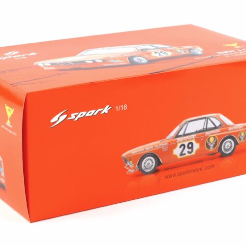 1:18 Spark BMW 3.0 CSL #29 Winner 24h Nürburgring 1973 Jägermeister Lauda/ Muir