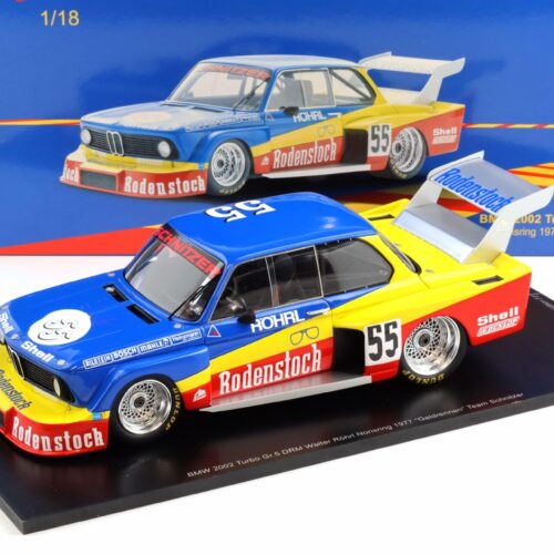 1:18 Spark BMW 2002 Turbo DRM Norisring 1977 Röhrl #55 Schnitzer