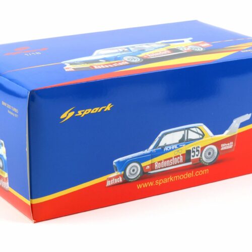 1:18 Spark BMW 2002 Turbo DRM Norisring 1977 Röhrl #55 Schnitzer