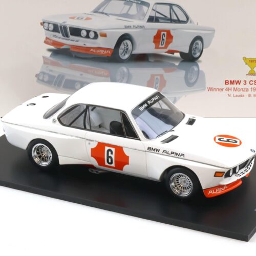 1:18 Spark BMW 3.0 CSL Winner 4h Monza 1973 Lauda/ Muir #6