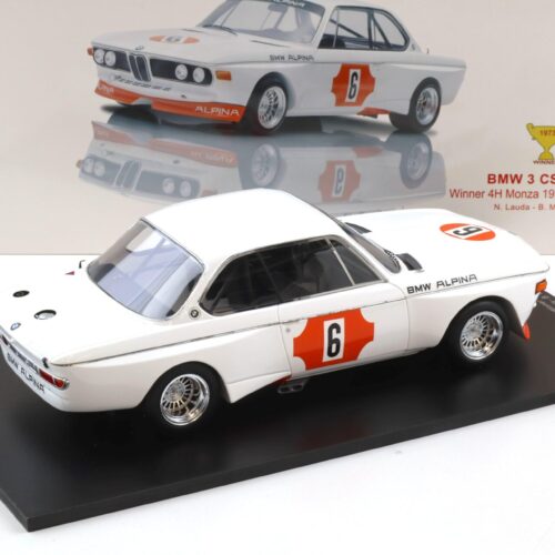 1:18 Spark BMW 3.0 CSL Winner 4h Monza 1973 Lauda/ Muir #6