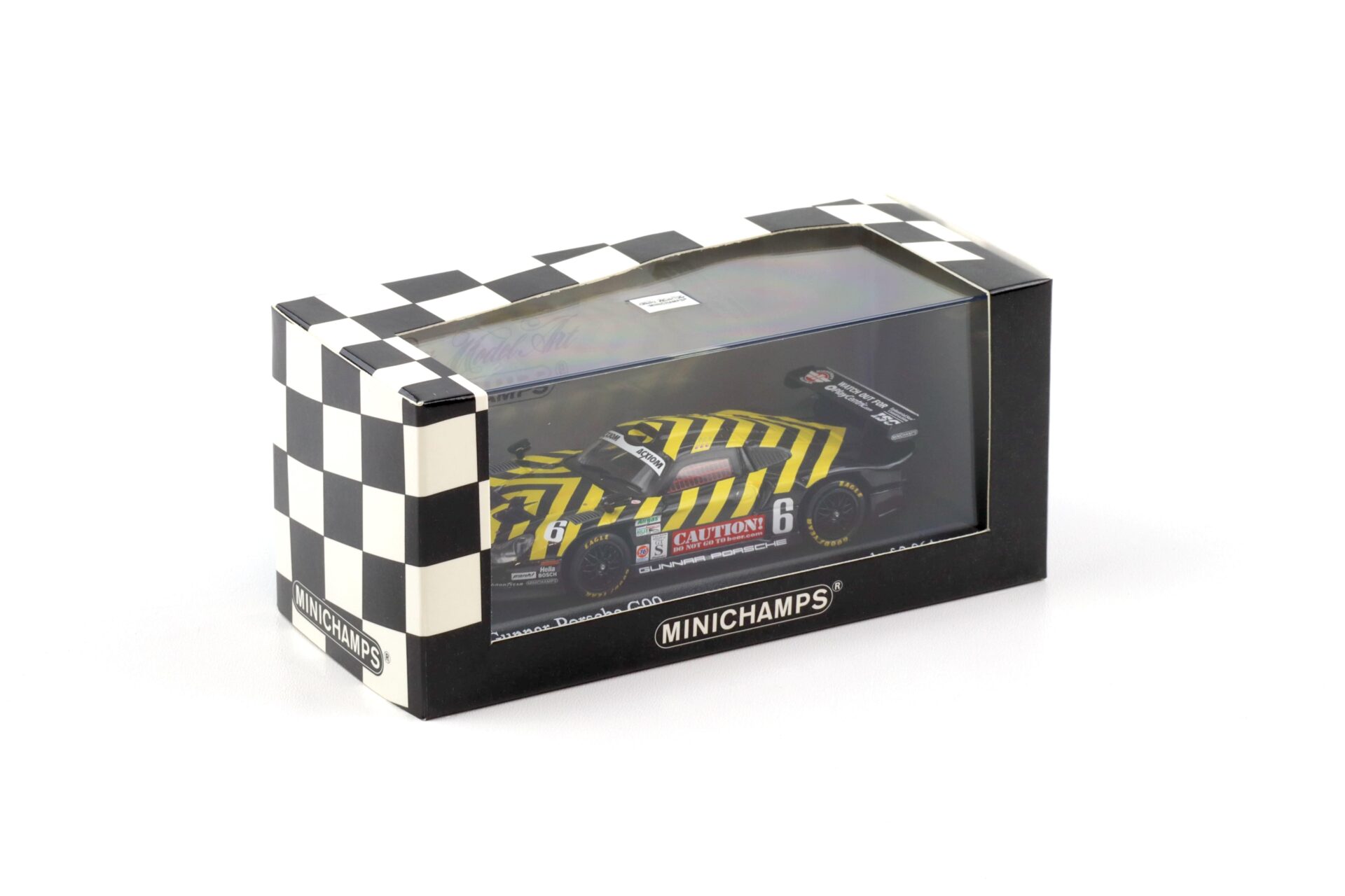 1:43 Minichamps Gunnar Porsche 911 996 GT1 G99 #6 Paul Revere Grand Am 2003