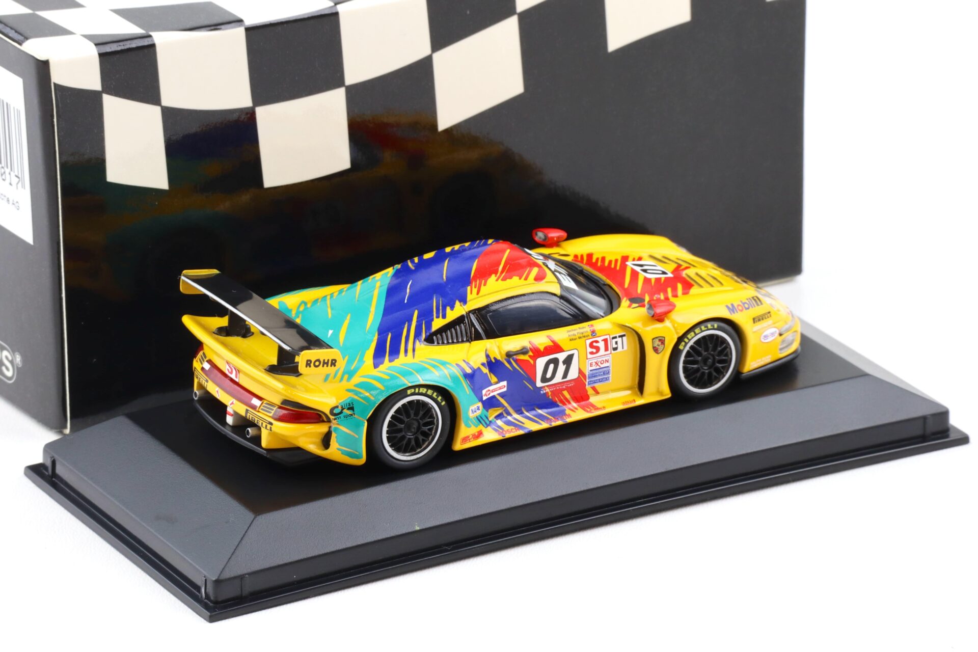 1:43 Minichamps Porsche 911 993 GT1 #01 Team Rohr GTS-1 Champion 1999