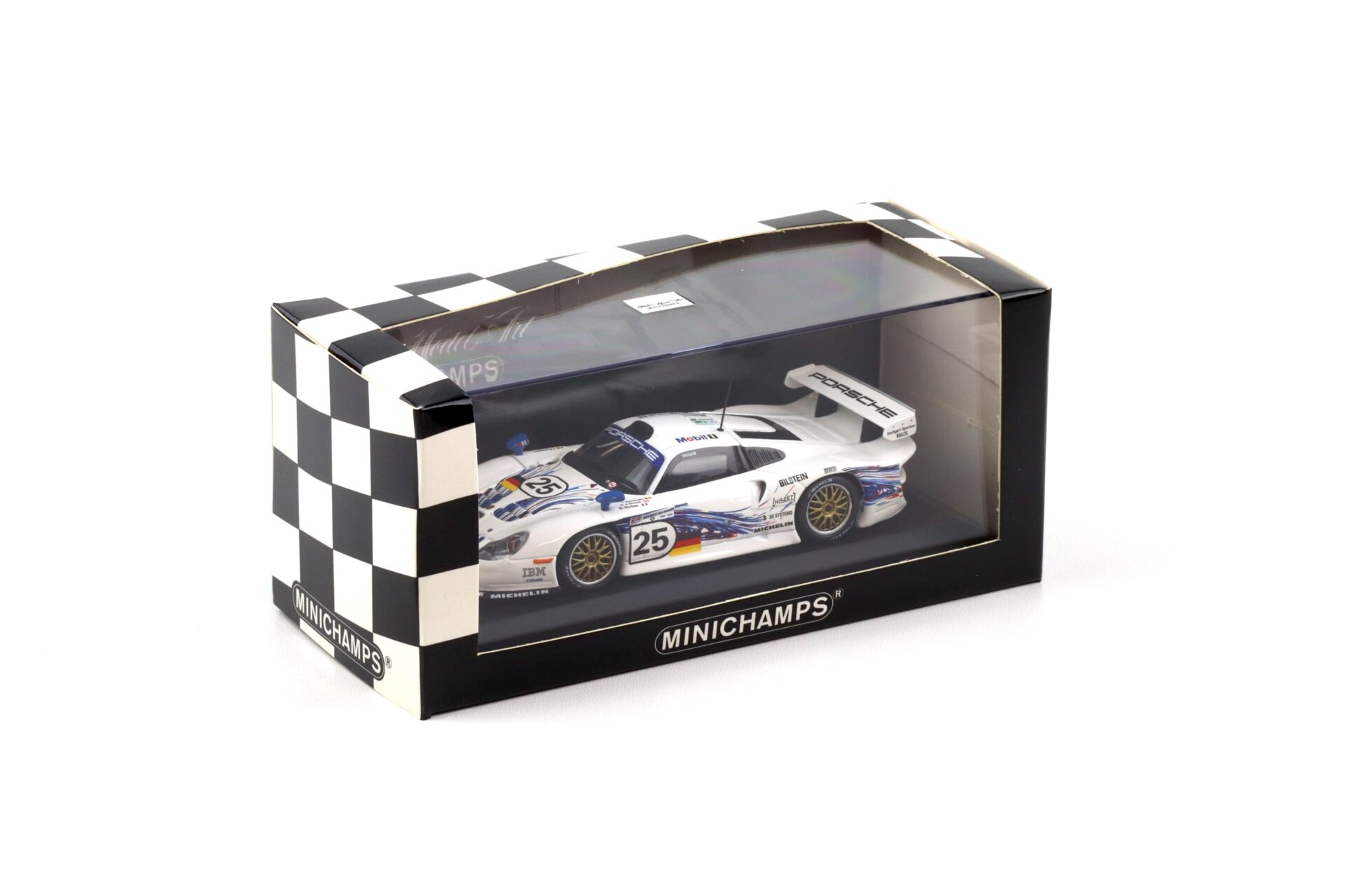 1:43 Minichamps Porsche 911 996 GT1 Le Mans 1997 #25 Stuck / Boutsen/ Wollek