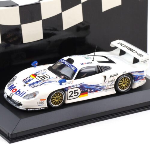 1:43 Minichamps Porsche 911 996 GT1 Le Mans 1997 #25 Stuck / Boutsen/ Wollek