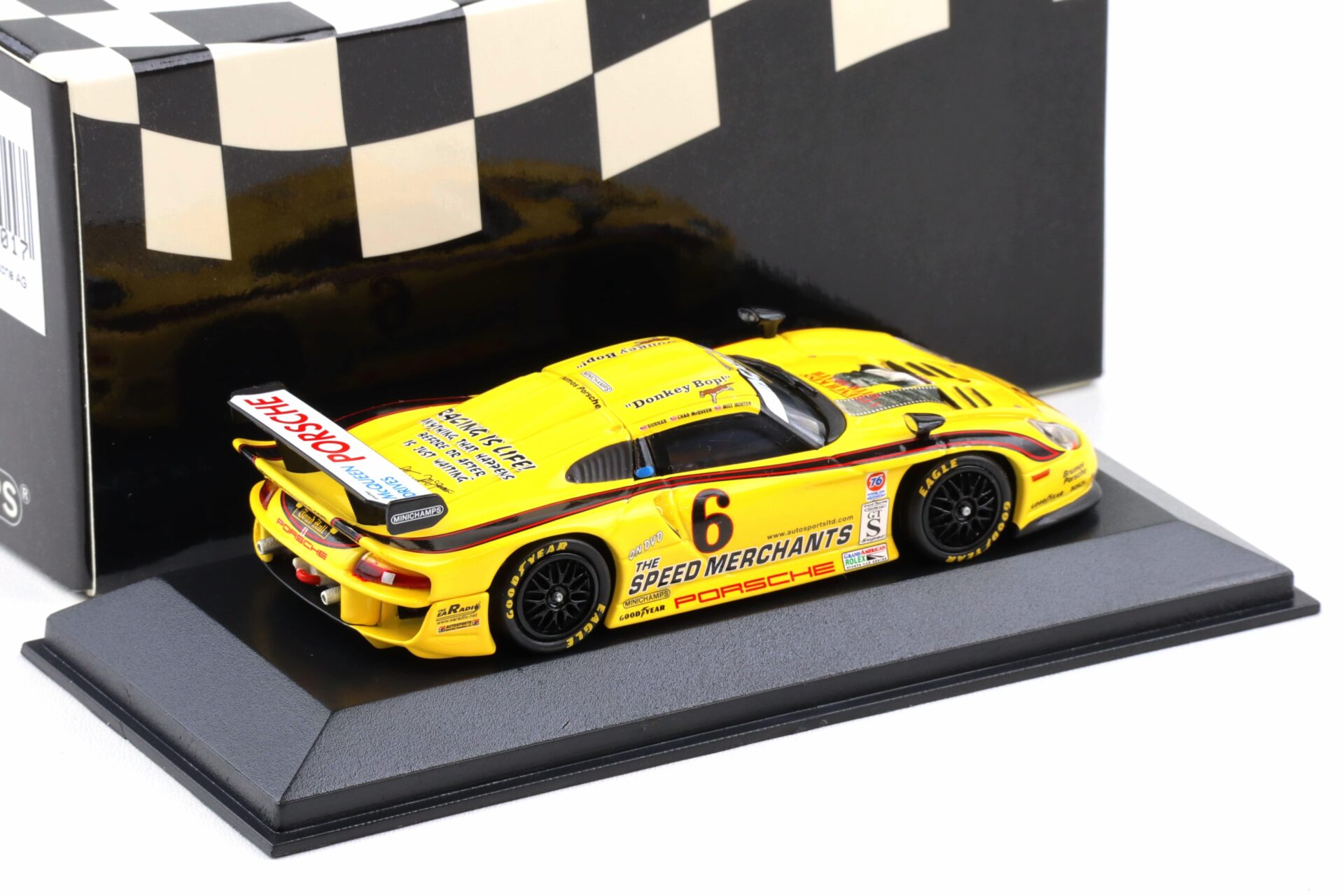 1:43 Minichamps Gunnar Porsche 911 996 GT1 G99 Daytona Grand Am 2003 McQueen