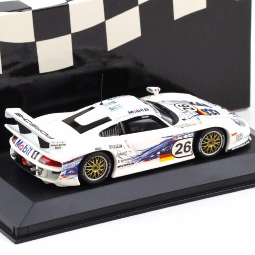 1:43 Minichamps Porsche 911 996 GT1 Le Mans 1997 #26 Dalmas/ Collard/ Kelleners
