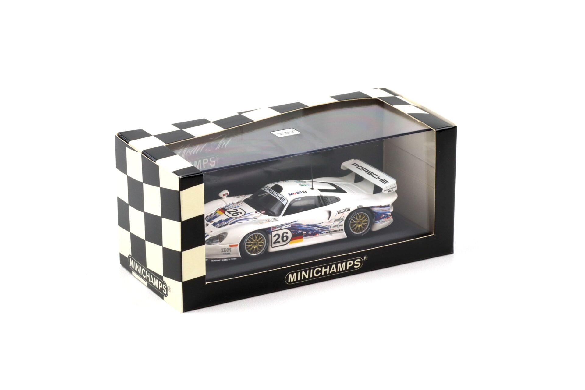 1:43 Minichamps Porsche 911 996 GT1 Le Mans 1997 #26 Dalmas/ Collard/ Kelleners