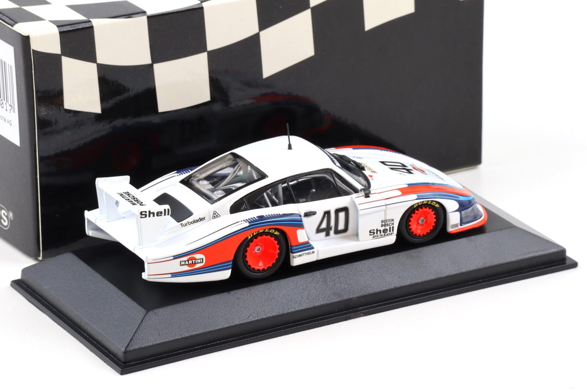 1:43 Minichamps Porsche 935/78 Norisring DRM 1978 Moby Dick #40 J.Ickx