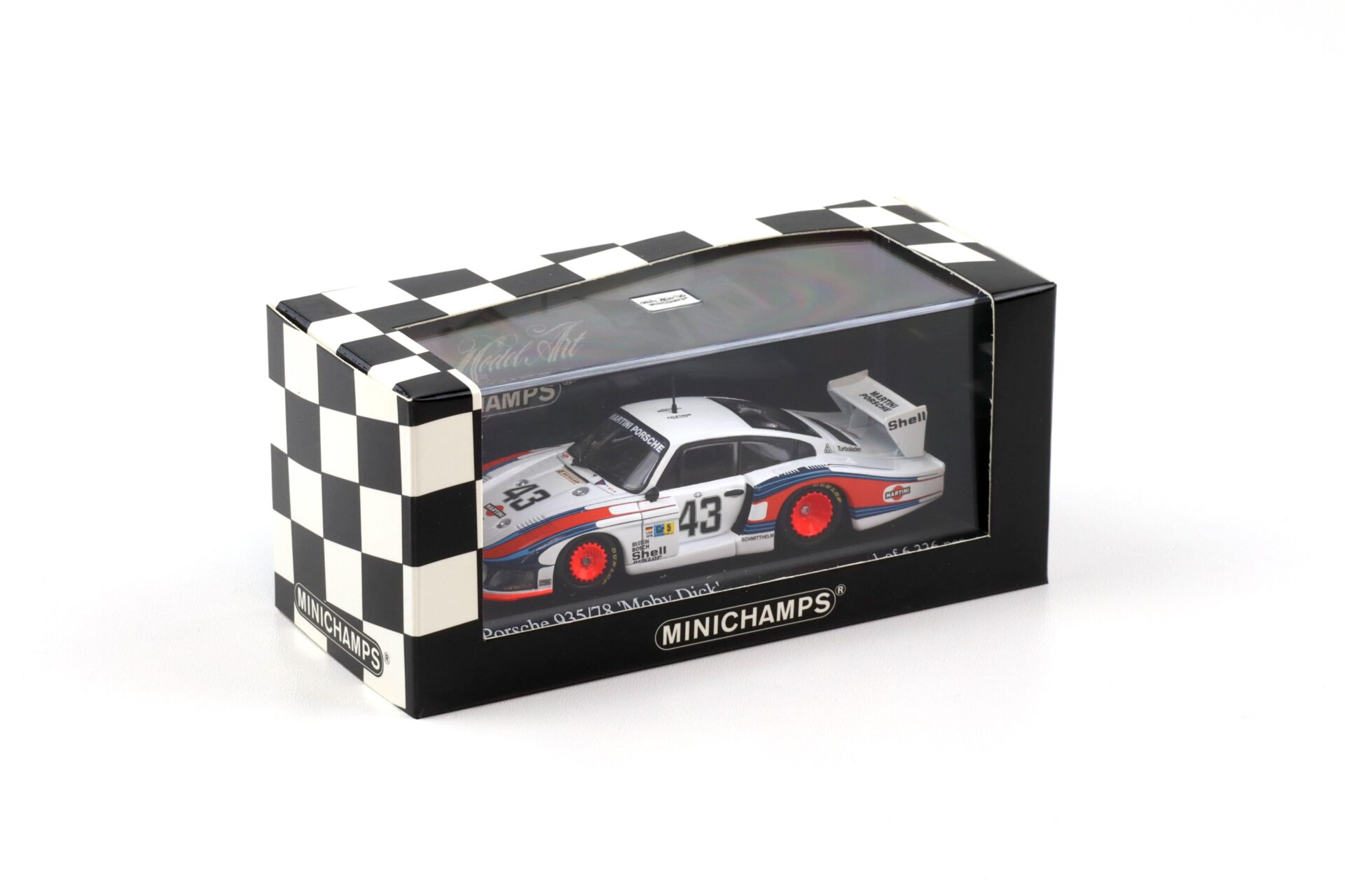 1:43 Minichamps Porsche 935/78 Le Mans 24h 1978 Moby Dick #43 Stommelen/ Schurti