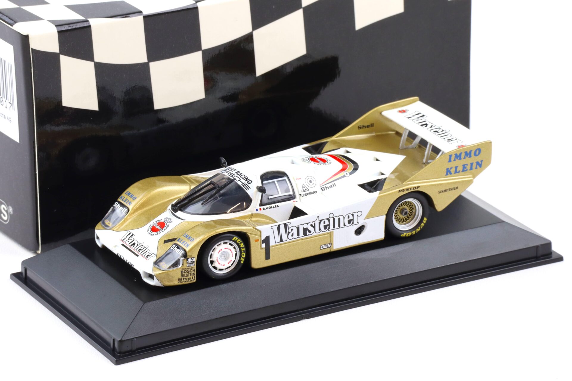 1:43 Minichamps Porsche 956K Warsteiner 1983 B.Wollek #1