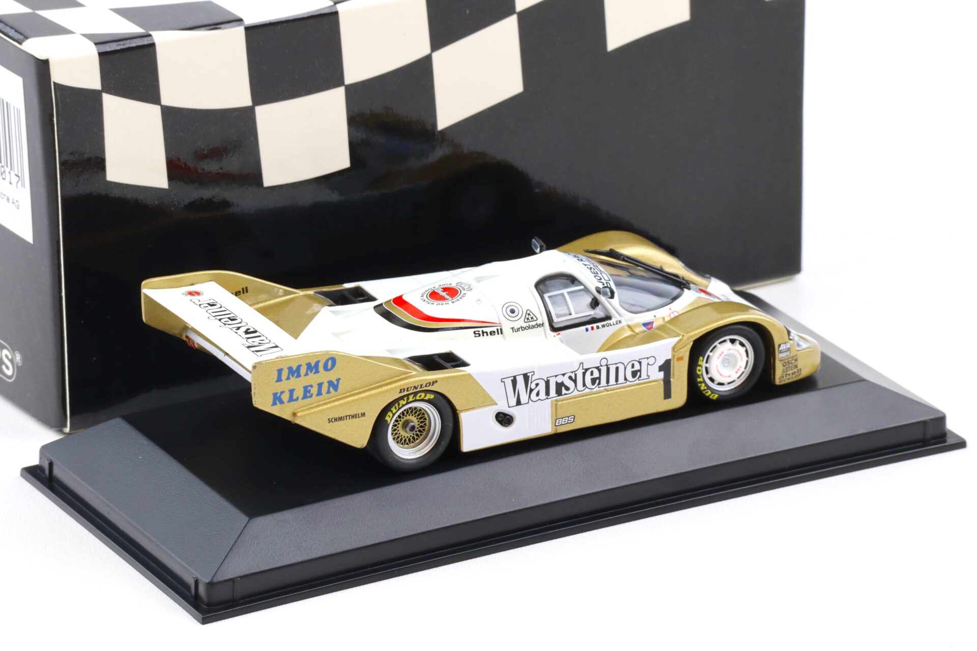1:43 Minichamps Porsche 956K Warsteiner 1983 B.Wollek #1
