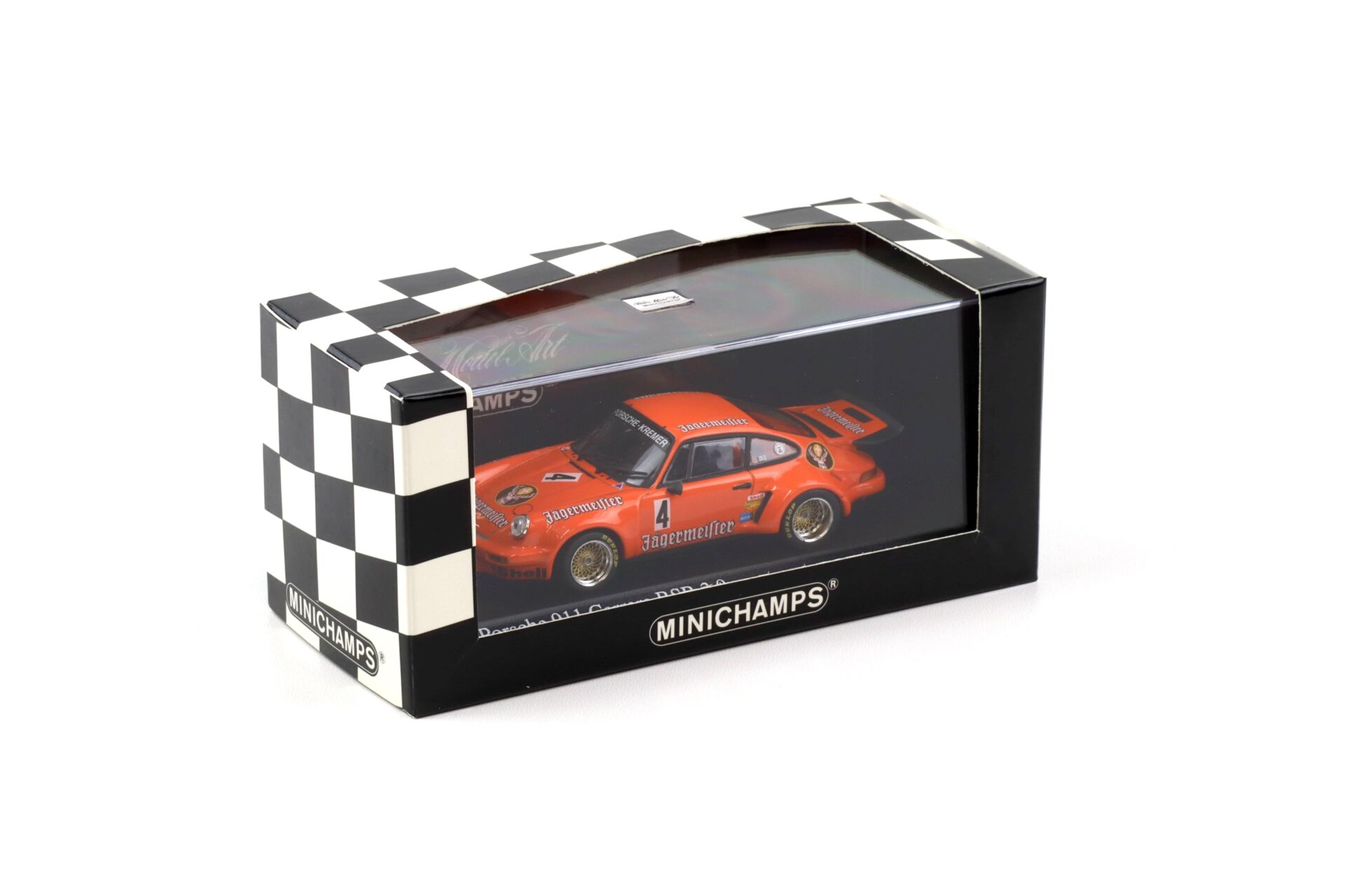 1:43 Minichamps Porsche 911 Carrera RSR Int. Supersprint 1975 Heyer #4 Jägermeister