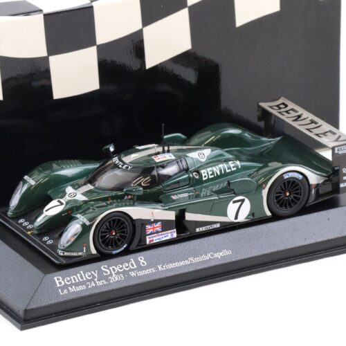 1:43 Minichamps Bentley Speed 8 Le Mans 24h 2003 Winner #7 Kristensen/ Smith