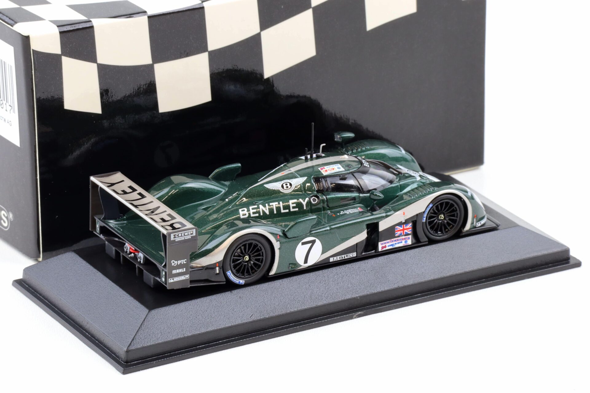 1:43 Minichamps Bentley Speed 8 Le Mans 24h 2003 Winner #7 Kristensen/ Smith