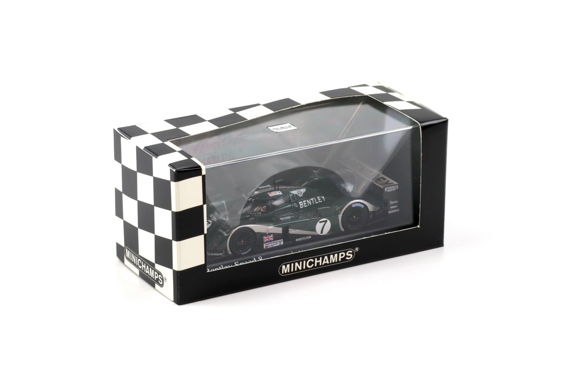 1:43 Minichamps Bentley Speed 8 Le Mans 24h 2003 Winner #7 Kristensen/ Smith