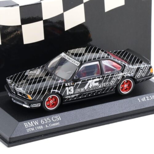 1:43 Minichamps BMW 635 CSI DTM 1988 AC Schnitzer #13 A.Goeser