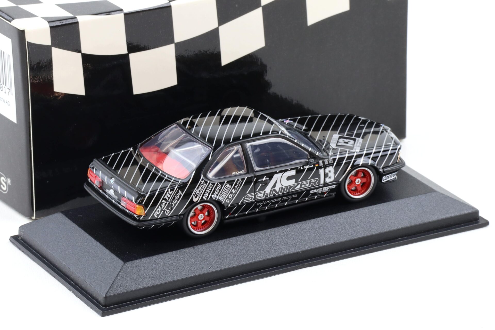1:43 Minichamps BMW 635 CSI DTM 1988 AC Schnitzer #13 A.Goeser