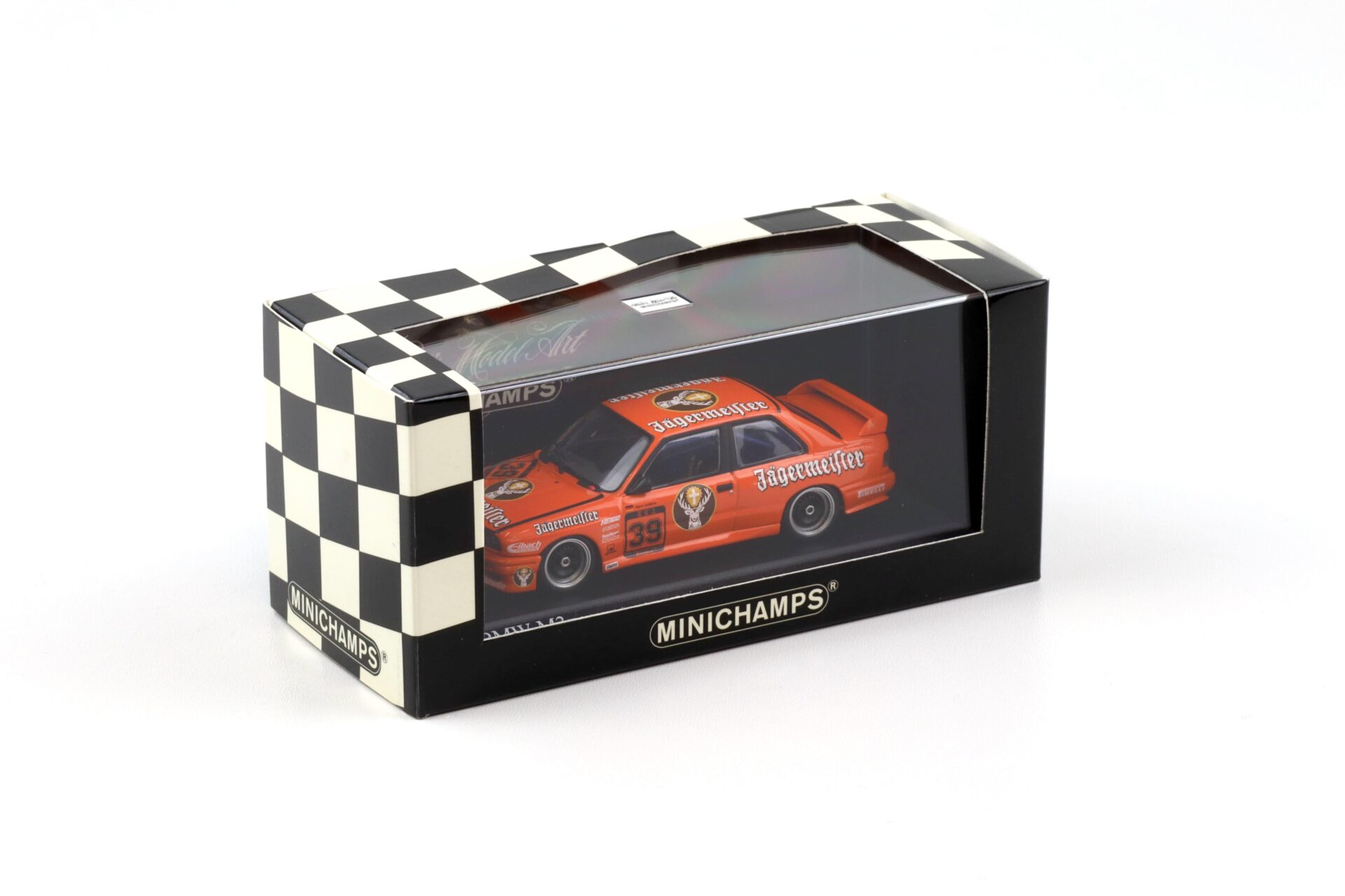 1:43 Minichamps BMW M3 E30 DTM 1988 M.Ketterer #39 Jägermeister