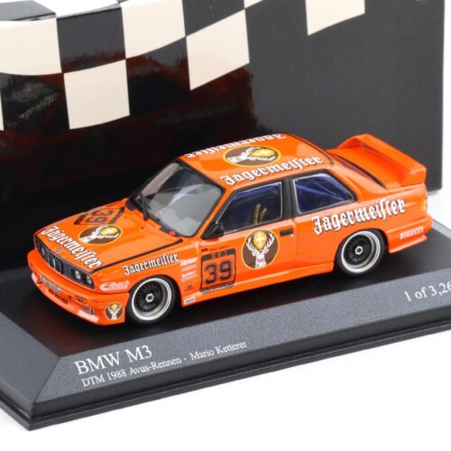 1:43 Minichamps BMW M3 E30 DTM 1988 M.Ketterer #39 Jägermeister