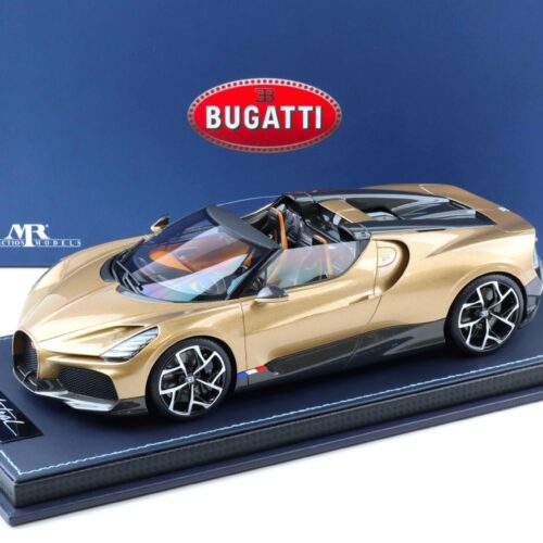 1:18 MR Collection Bugatti W16 Mistral Spider Dore gold metallic - Limited 299 pcs.