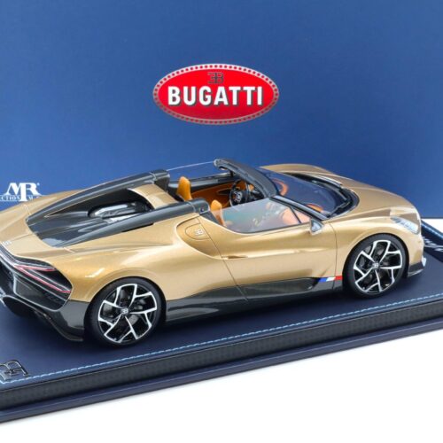 1:18 MR Collection Bugatti W16 Mistral Spider Dore gold metallic - Limited 299 pcs.