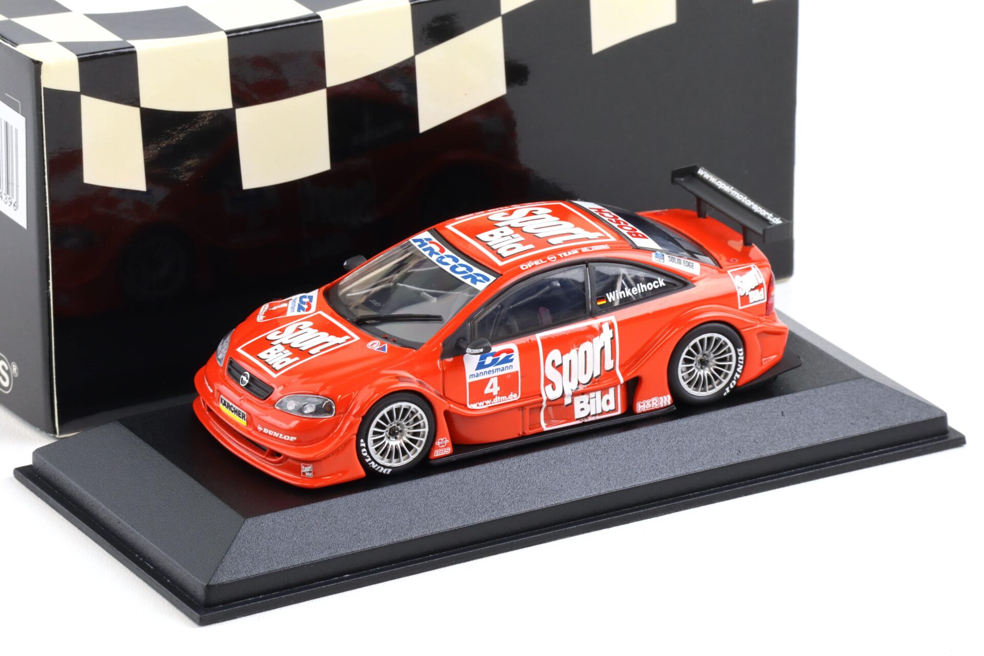 ID 105793 orig.jpg 1:43 Minichamps Opel V8 Coupe DTM 2000 Team Holzer #4 J.Winkelhock Sport Bild