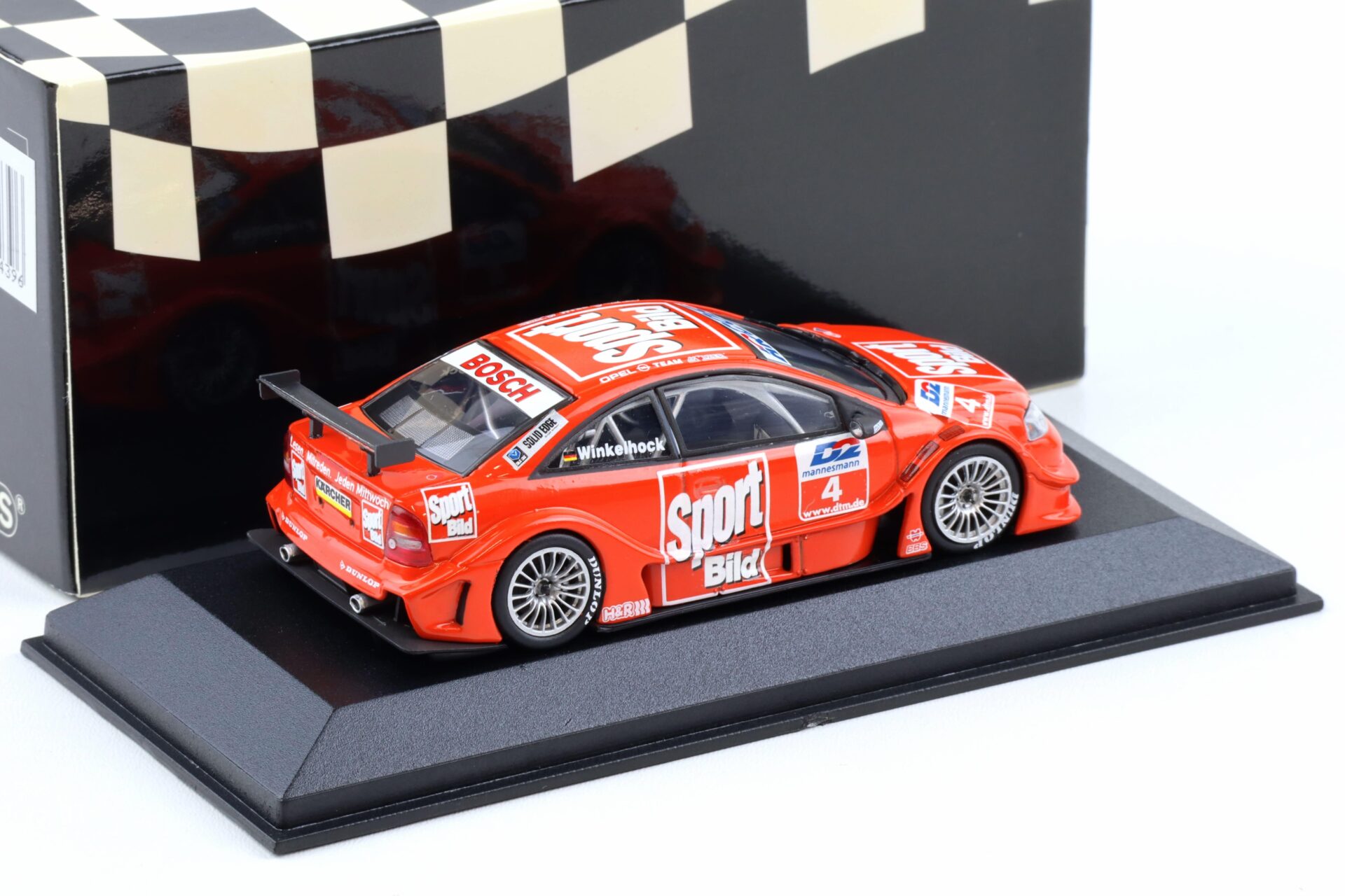 1:43 Minichamps Opel V8 Coupe DTM 2000 Team Holzer #4 J.Winkelhock Sport Bild