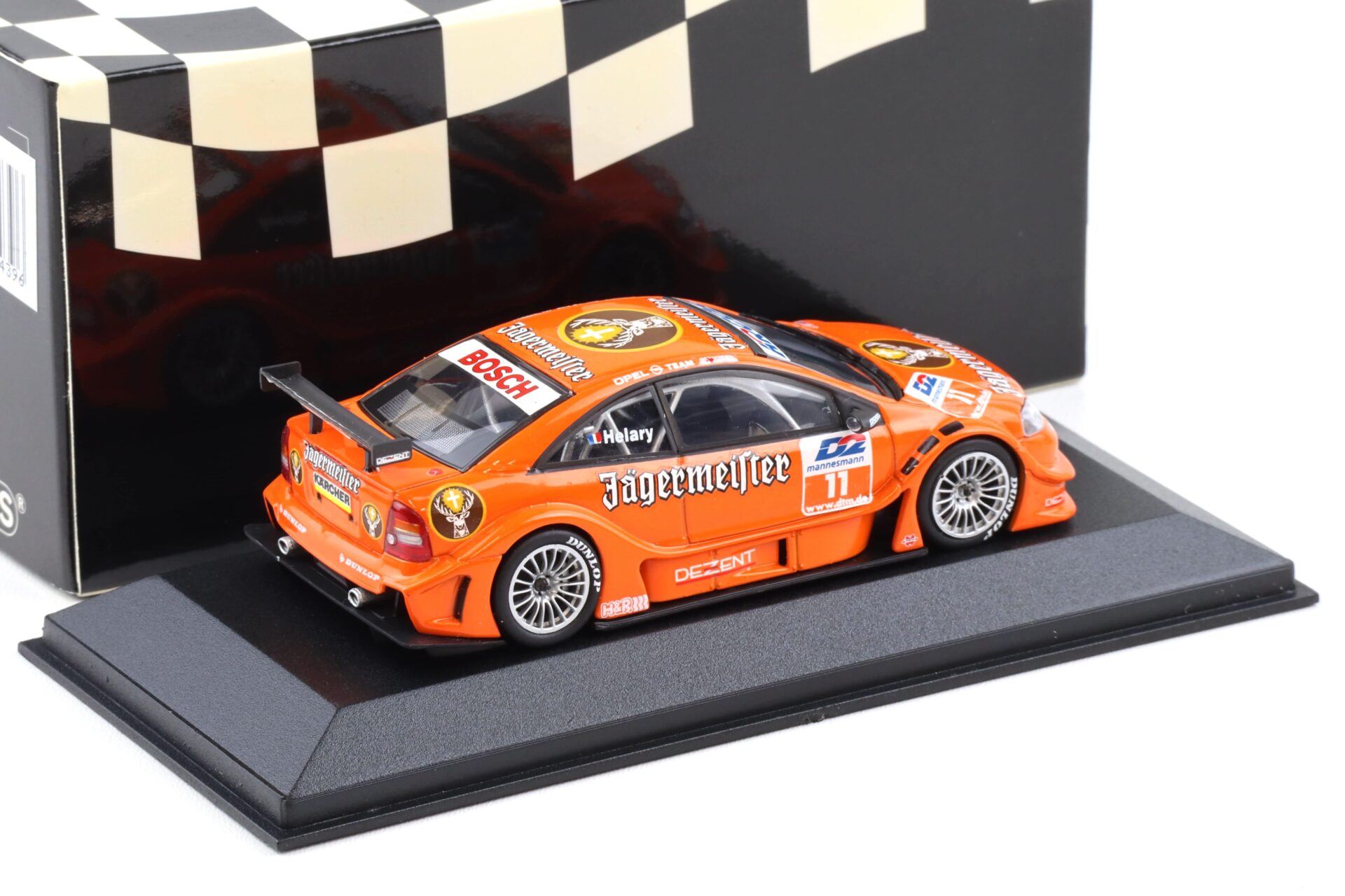 1:43 Minichamps Opel V8 Coupe DTM 2000 Team Holzer #11 Helary Jägermeister