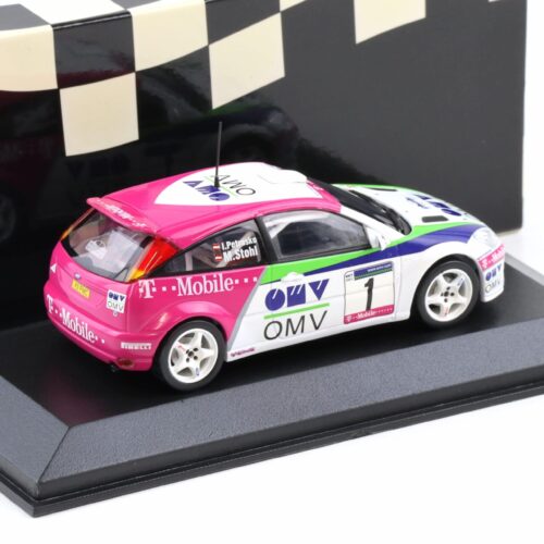 1:43 Minichamps Ford Focus WRC Burgenland Rallye 2002 #1 Stohl/ Petrasko