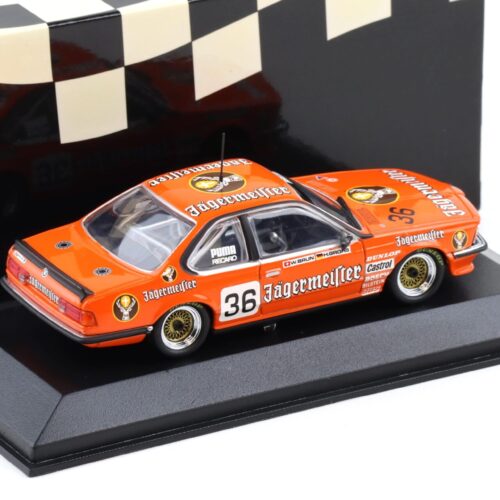 1:43 Minichamps BMW 635 CSI Monza 1984 Jägermeister #36 Brun/ Grohs