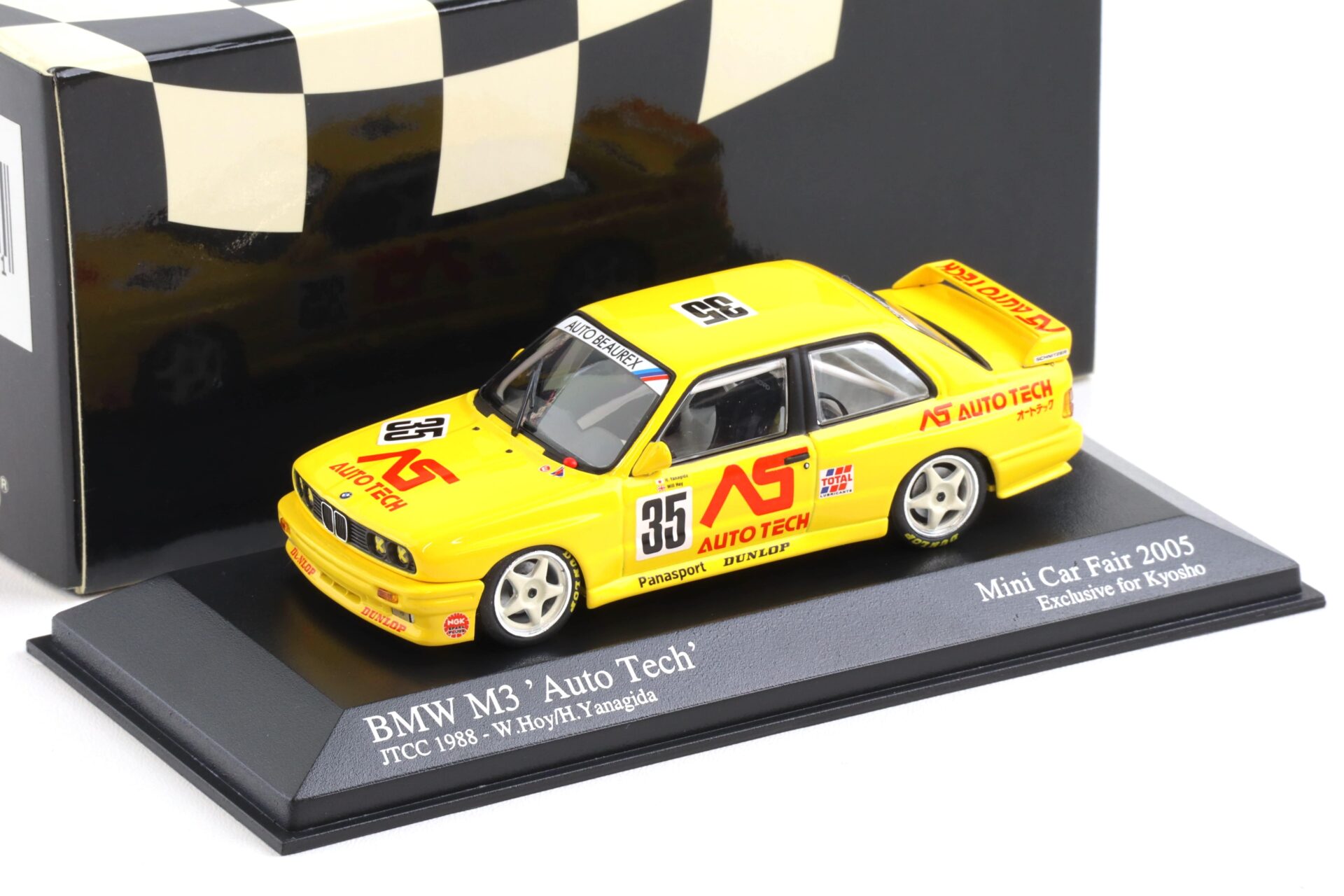 1:43 Minichamps x Kyosho BMW M3 E30 JGTC 1988 Hoy #35 Mini Car Fair 2005