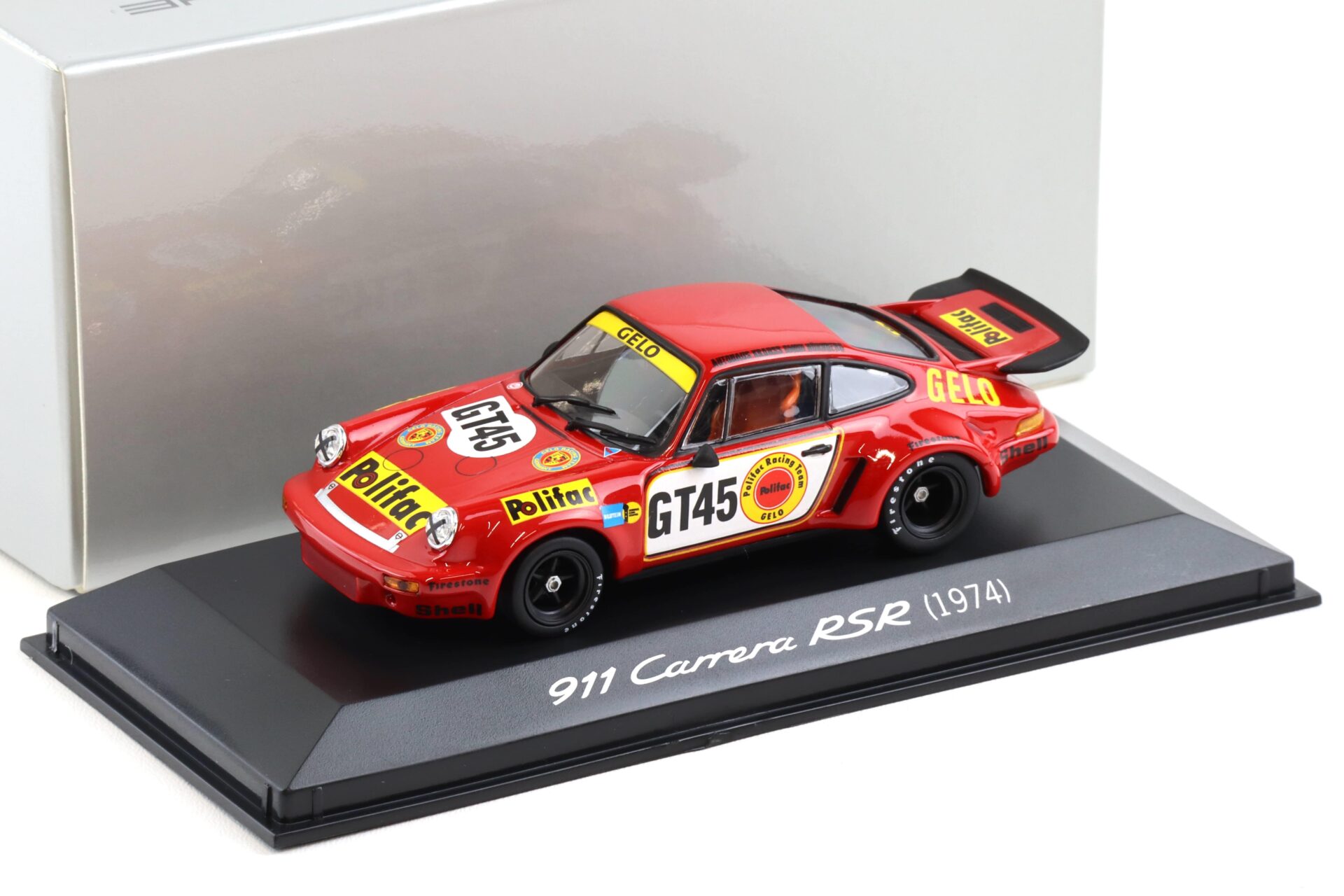 1:43 Minichamps Porsche 911 Carrera RSR 1974 Polifac Gelo #GT45 WAP DEALER