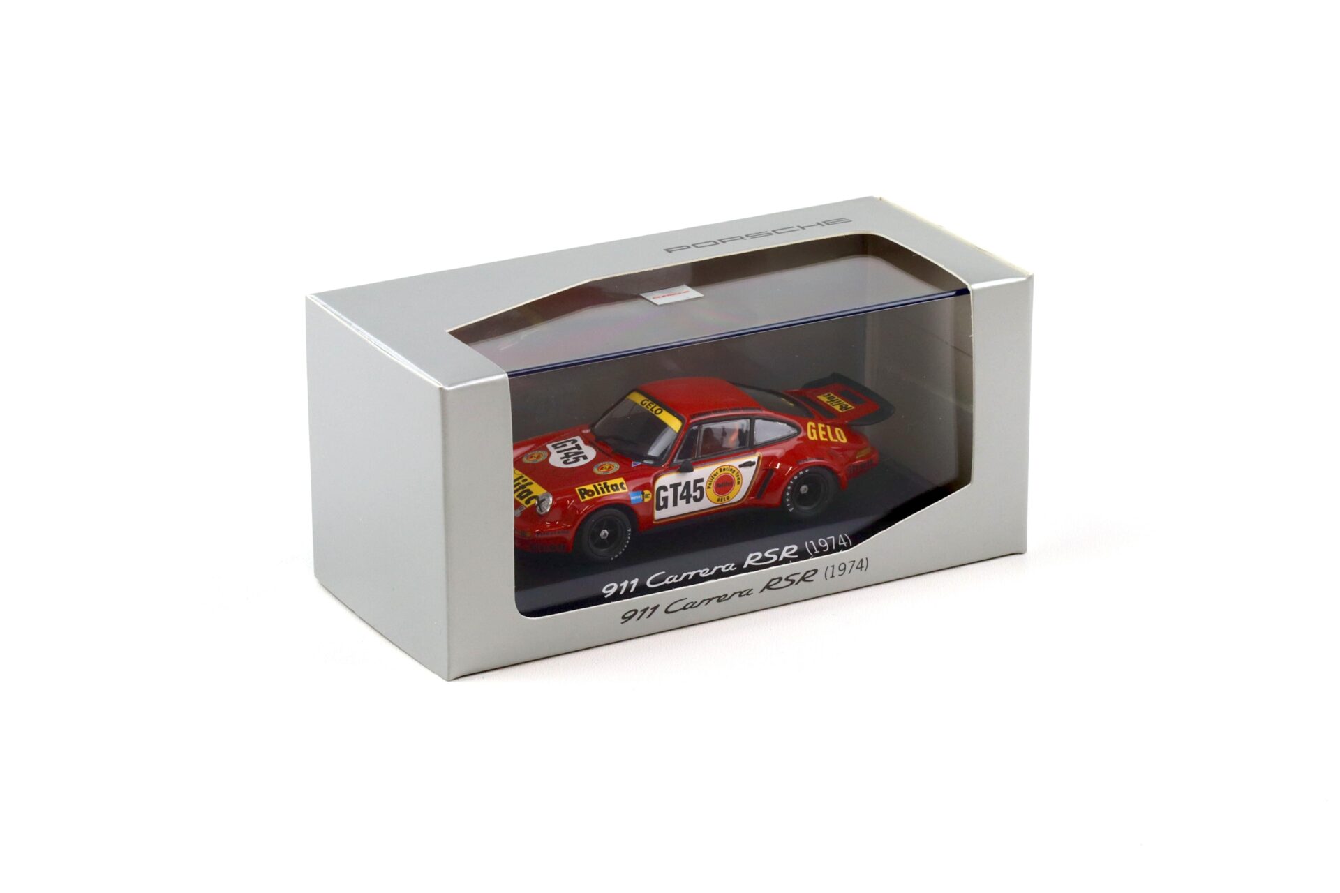 1:43 Minichamps Porsche 911 Carrera RSR 1974 Polifac Gelo #GT45 WAP DEALER