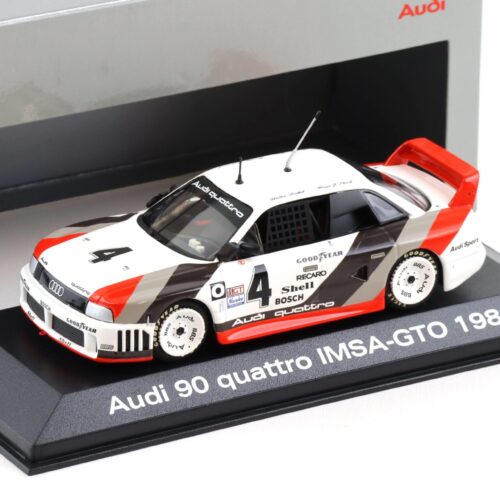 1:43 Minichamps Audi 90 Quattro IMSA-GTO 1989 Stuck/ Röhrl #4 DEALER VERSION