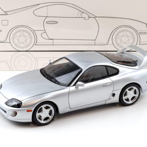 1:18 Whelart Toyota Supra A80 Coupe LHD silver metallic + wheels Set W-001F