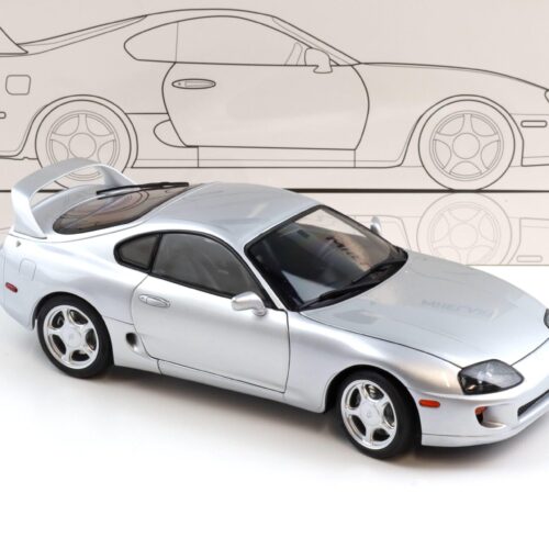 1:18 Whelart Toyota Supra A80 Coupe LHD silver metallic + wheels Set W-001F