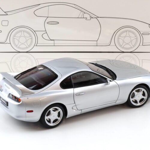 1:18 Whelart Toyota Supra A80 Coupe LHD silver metallic + wheels Set W-001F