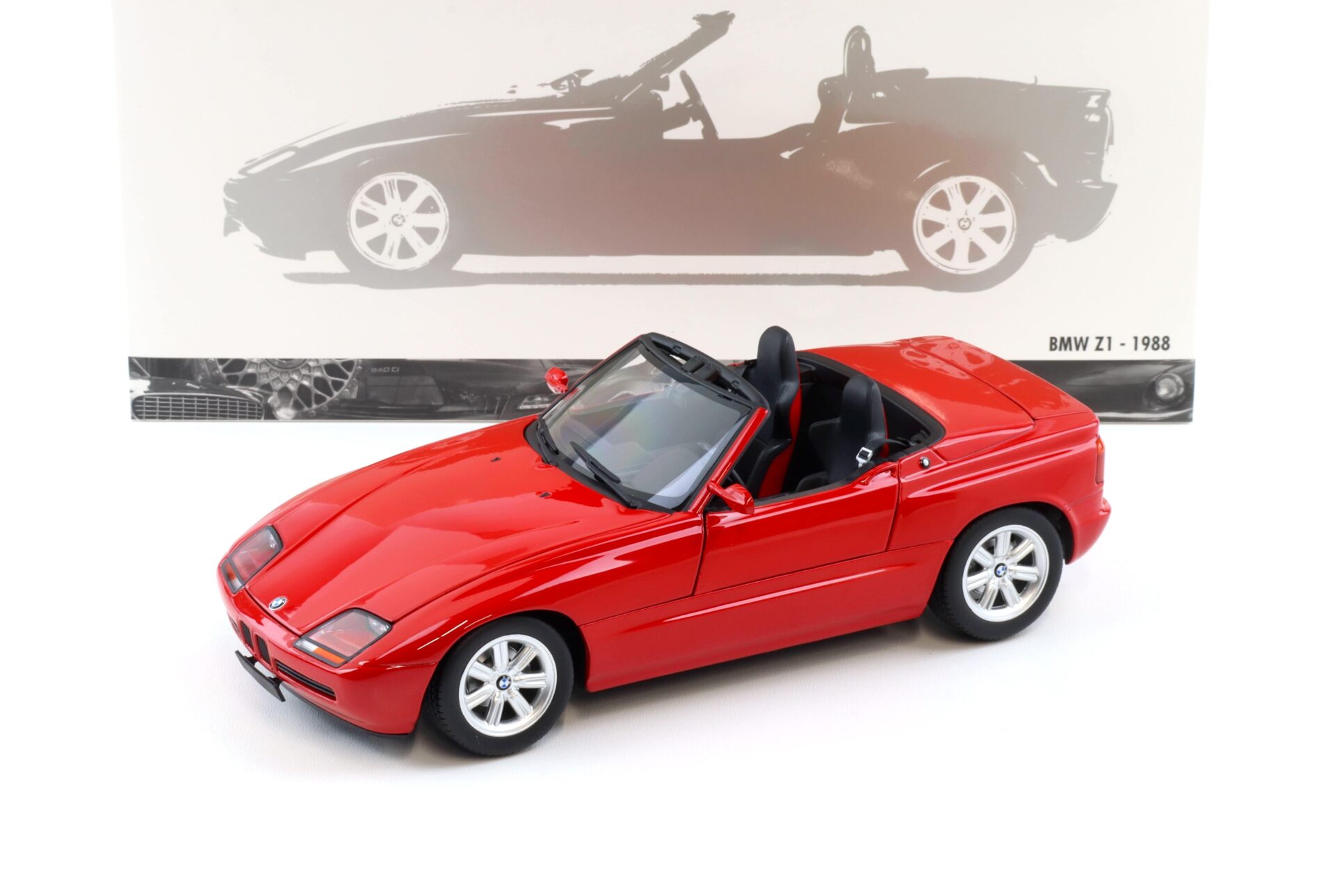 1:18 Minichamps BMW Z1 Roadster 1988 red