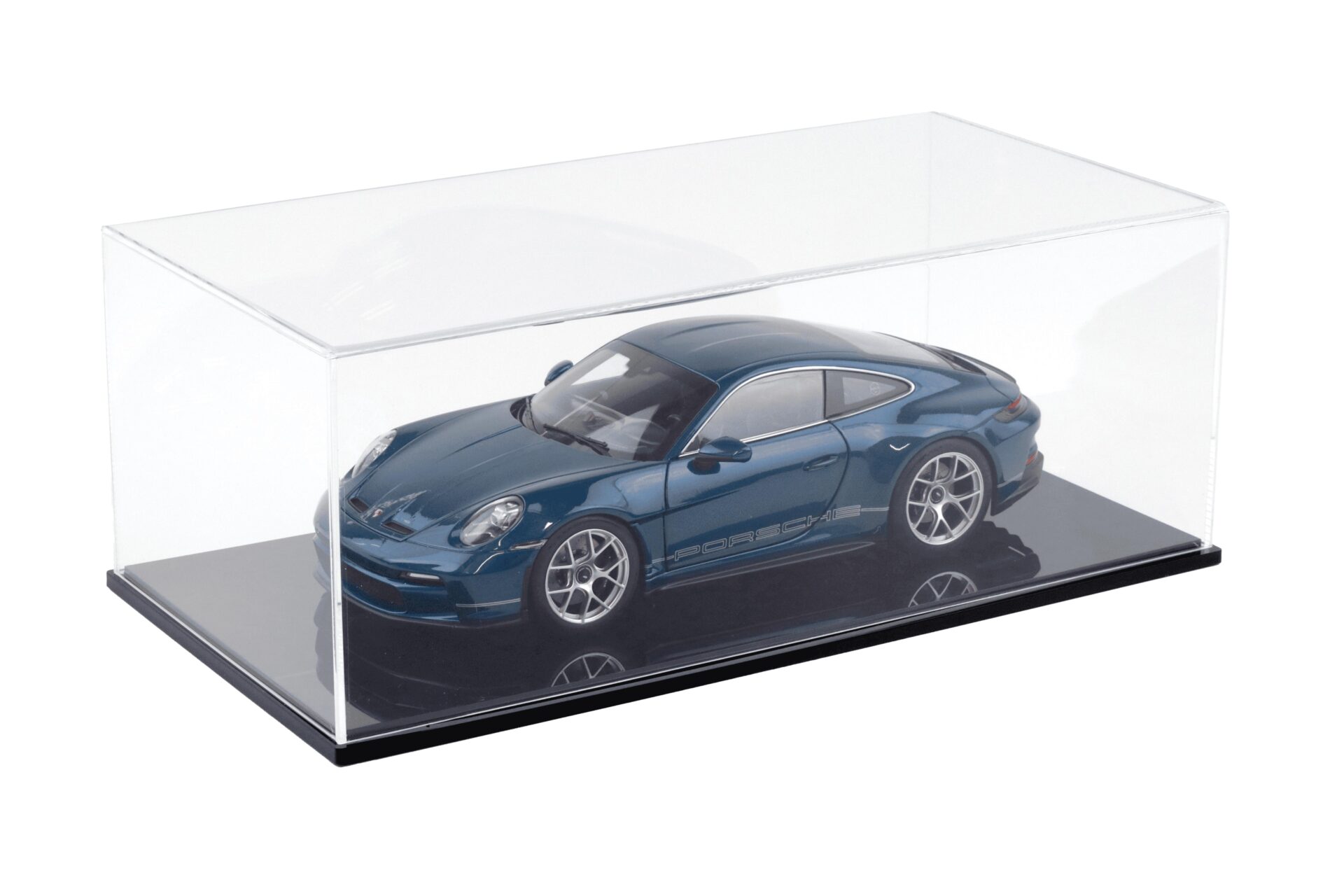 1:18 Atlantic Vitrine Show Case Display Case DETROIT with black acrylic Base