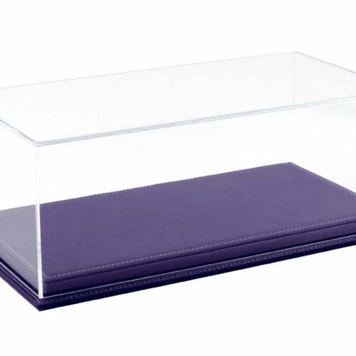 1:18 Atlantic Vitrine Show Case Display Case MULHOUSE with purple leather Base